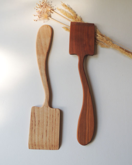 spatule en bois cuisine alpes
